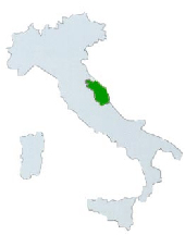 Karte der Italien